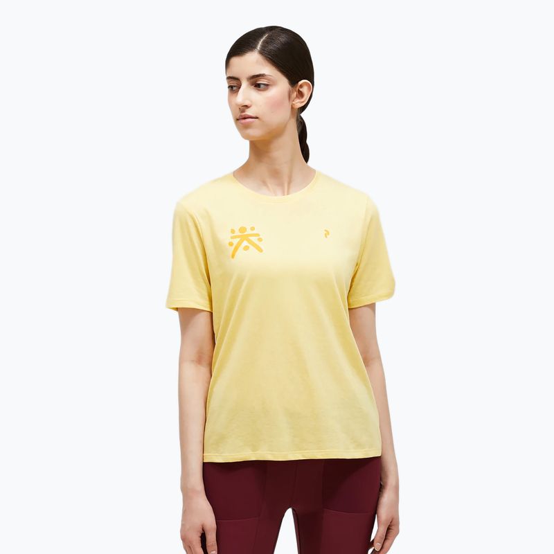 Dámské tričko Peak Performance Explore Graphic mellow yellow