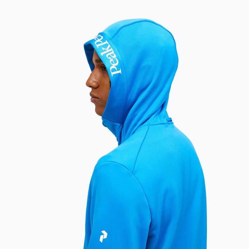 Pánská mikina Peak Performance Rider Tech Zip Hood brilliant blue 4