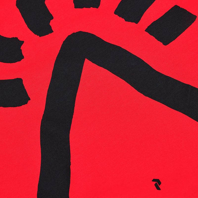 Dámské tričko Peak Performance Explore Graphic brilliant red 6