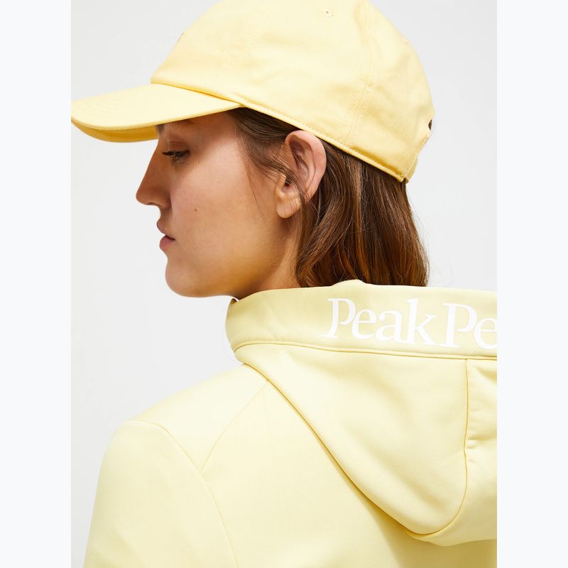 Dámská mikina Peak Performance Rider Tech Zip Hood mellow yellow 4