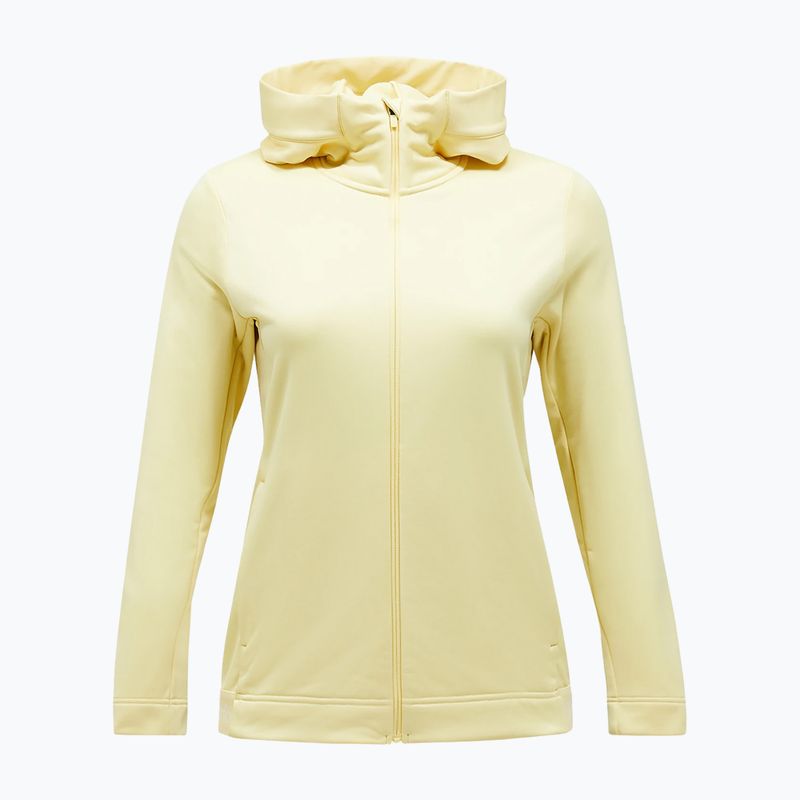 Dámská mikina Peak Performance Rider Tech Zip Hood mellow yellow 5