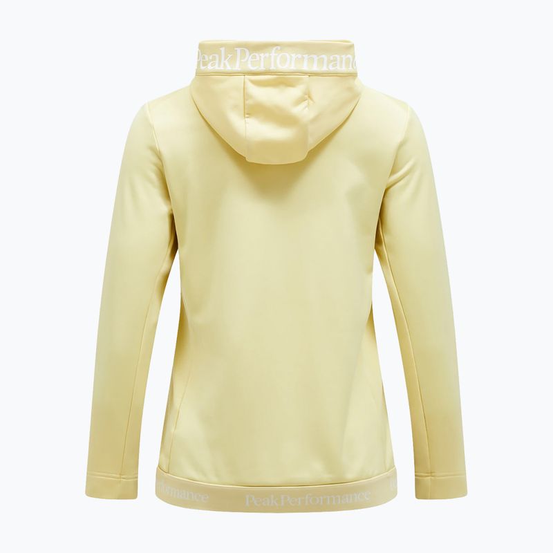 Dámská mikina Peak Performance Rider Tech Zip Hood mellow yellow 6