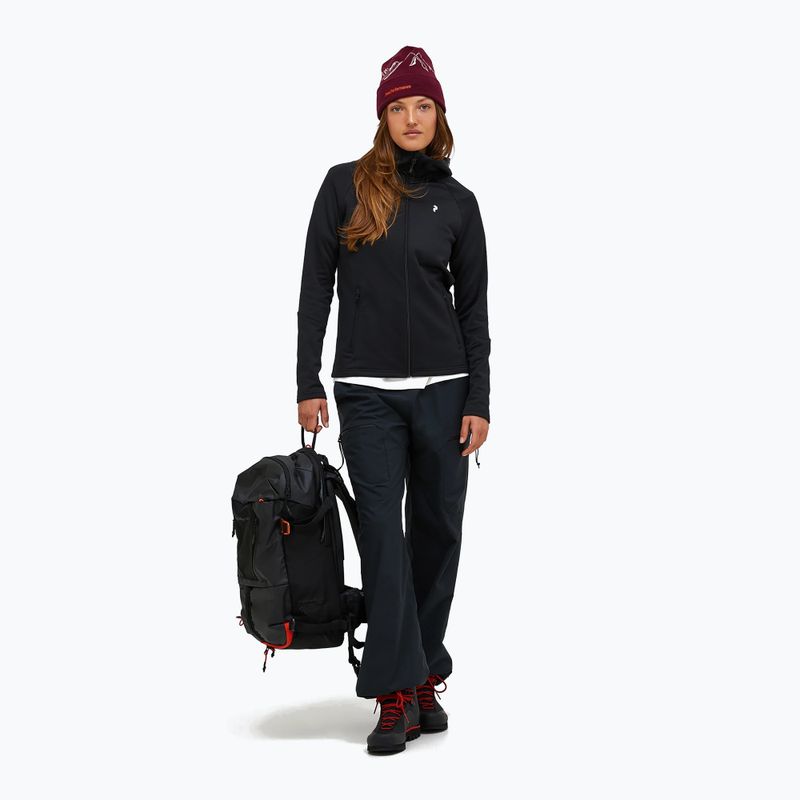 Dámská mikina Peak Performance Rider Essentials Zip Hood black/black 2