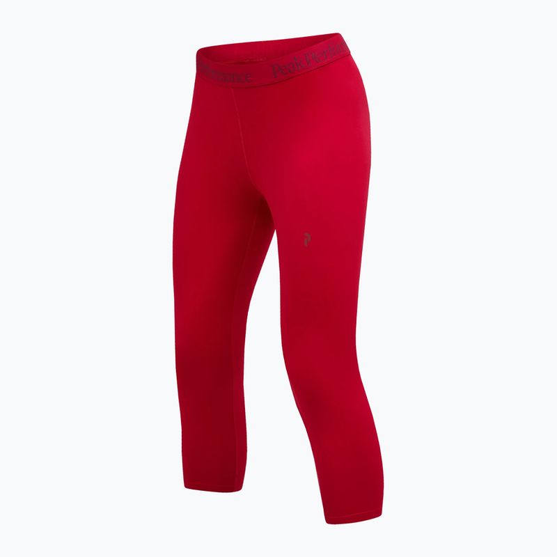 Dámské termoregulační legíny Peak Performance Spirit Short John tech burgundy 5