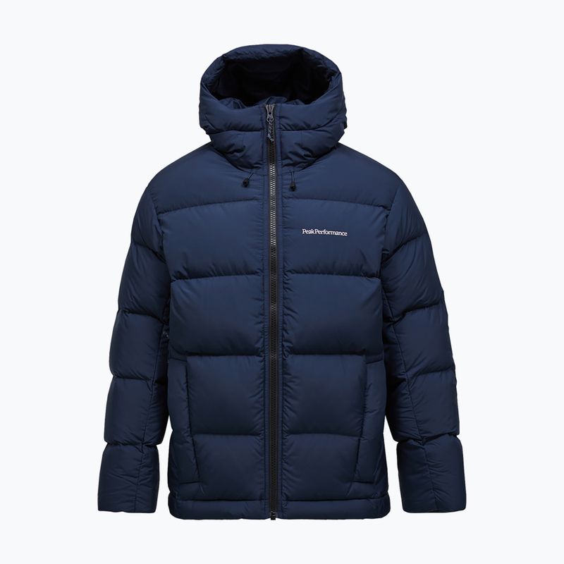 Pánská péřová bunda Peak Performance Rivel Down Jacket blue shadow