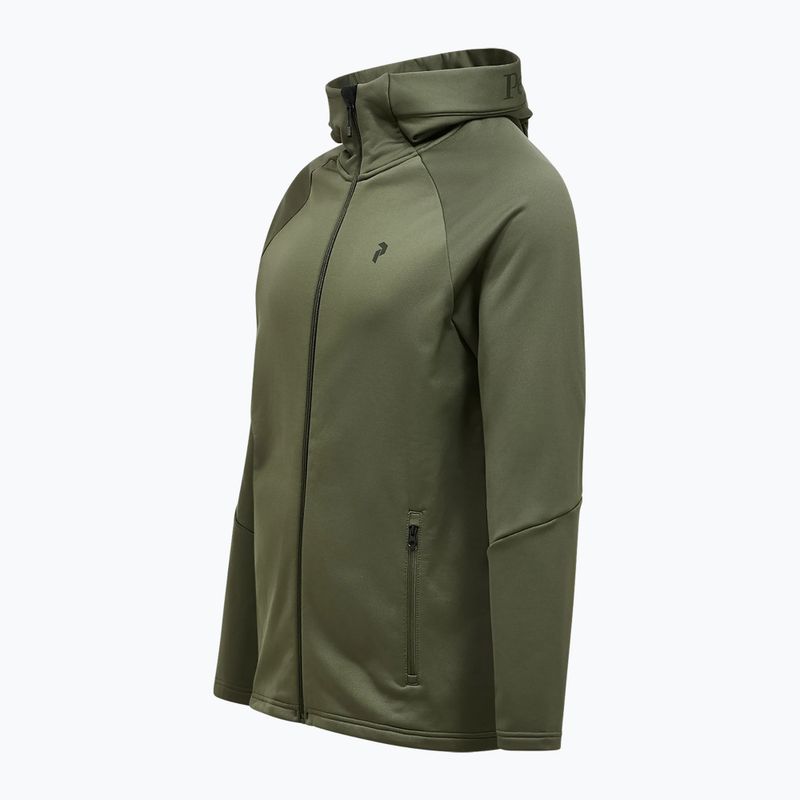 Pánská mikina Peak Performance Rider Essentials Zip Hood pine needle/pine needle 7