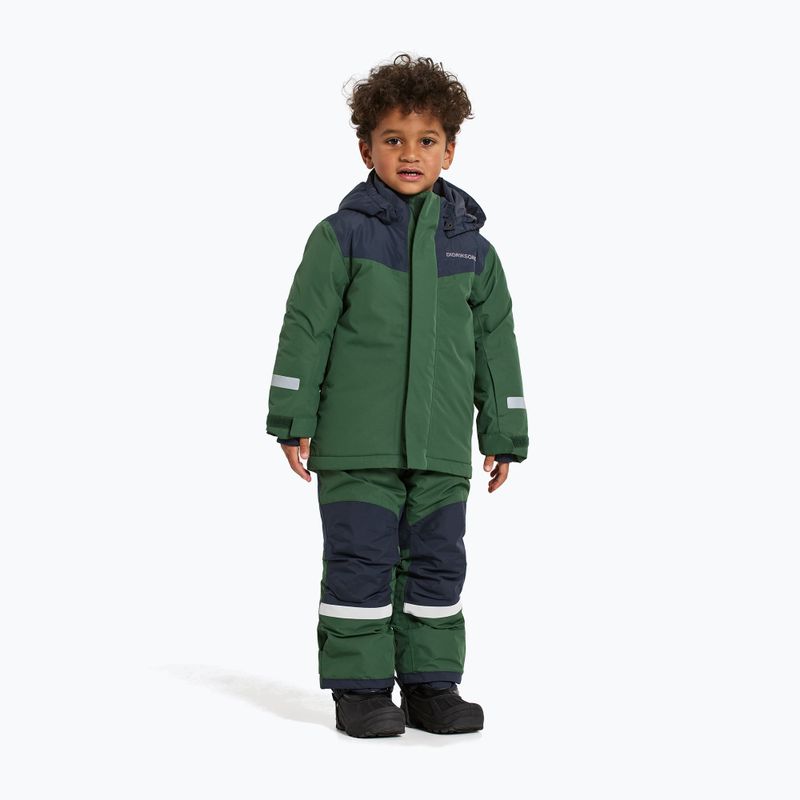 Dětská lyžařská souprava Didriksons Skare pine green 6
