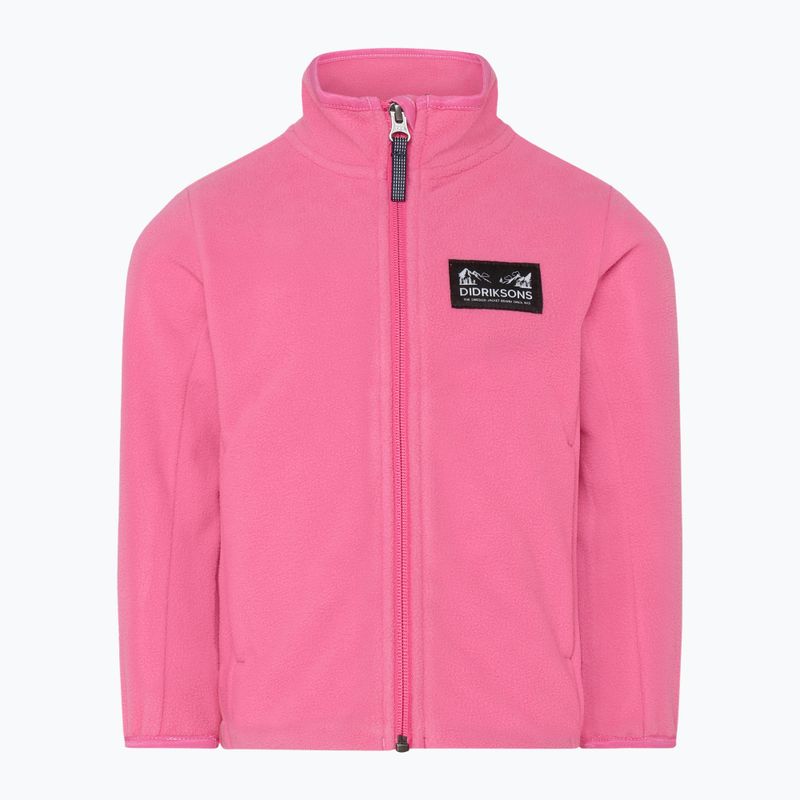 Dětská fleecová mikina Didriksons Muskot sweet pink 8