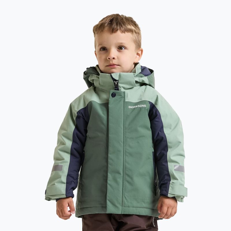 Dětská bunda Didriksons Neptune 5 dark moss 2
