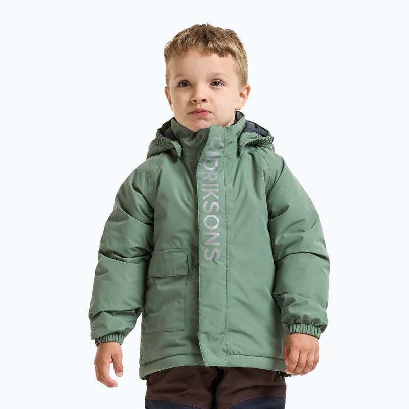 Dětská bunda Didriksons Talvi 2 dark moss 2