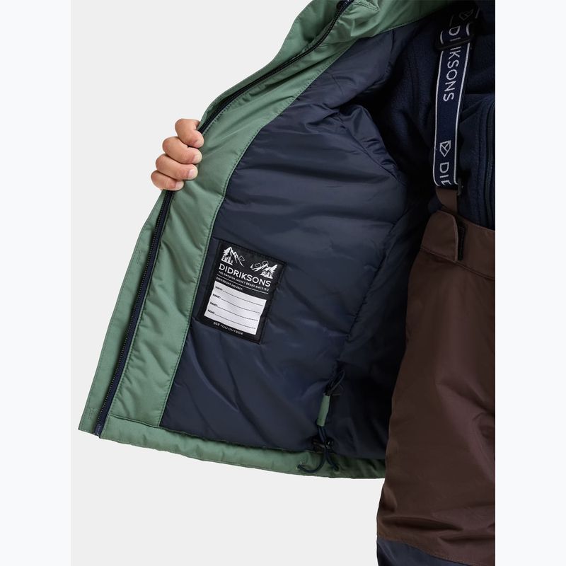 Dětská bunda Didriksons Talvi 2 dark moss 9
