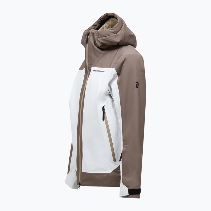 Pánská lyžařská bunda Peak Performance Whitelight Hipe 2L Insulated Shell terrain tan/antarctica 3