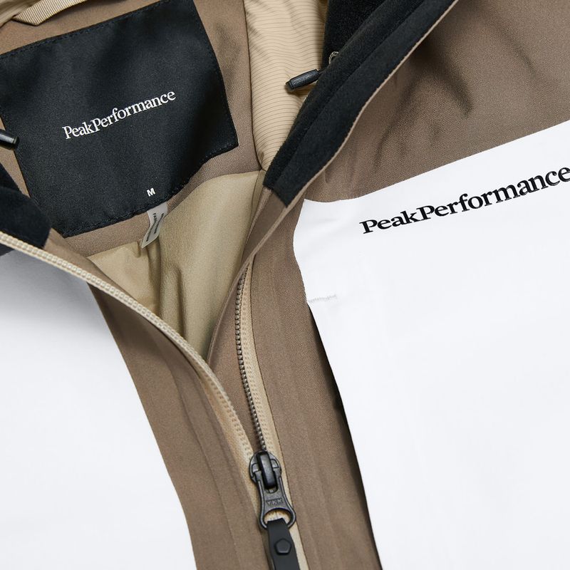 Pánská lyžařská bunda Peak Performance Whitelight Hipe 2L Insulated Shell terrain tan/antarctica 4