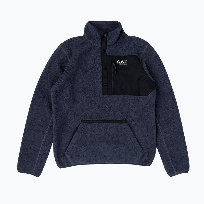 Pánská mikina Colourwear Snap Pile navy