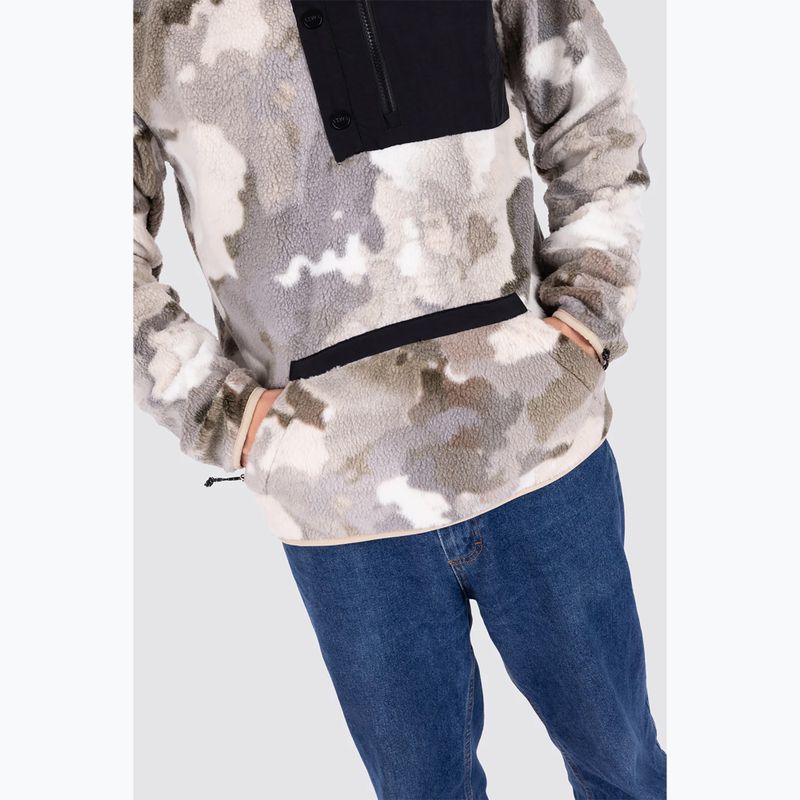 Pánská mikina Colourwear Snap Pile water camo 6