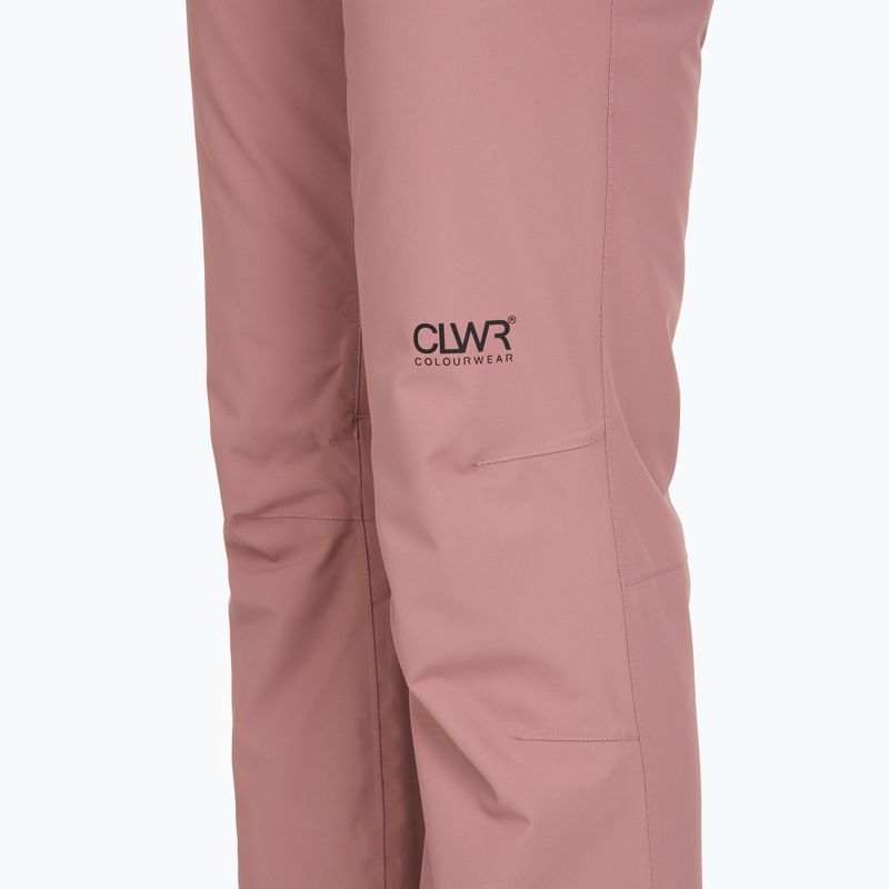 Dámské snowboardové kalhoty Colourwear Cork dk rose 11