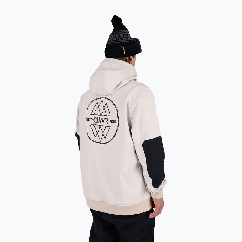 Snowboardová mikina Colourwear Est 2010 Hood off-white 3