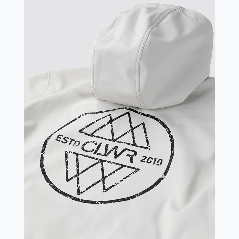 Snowboardová mikina Colourwear Est 2010 Hood off-white 12