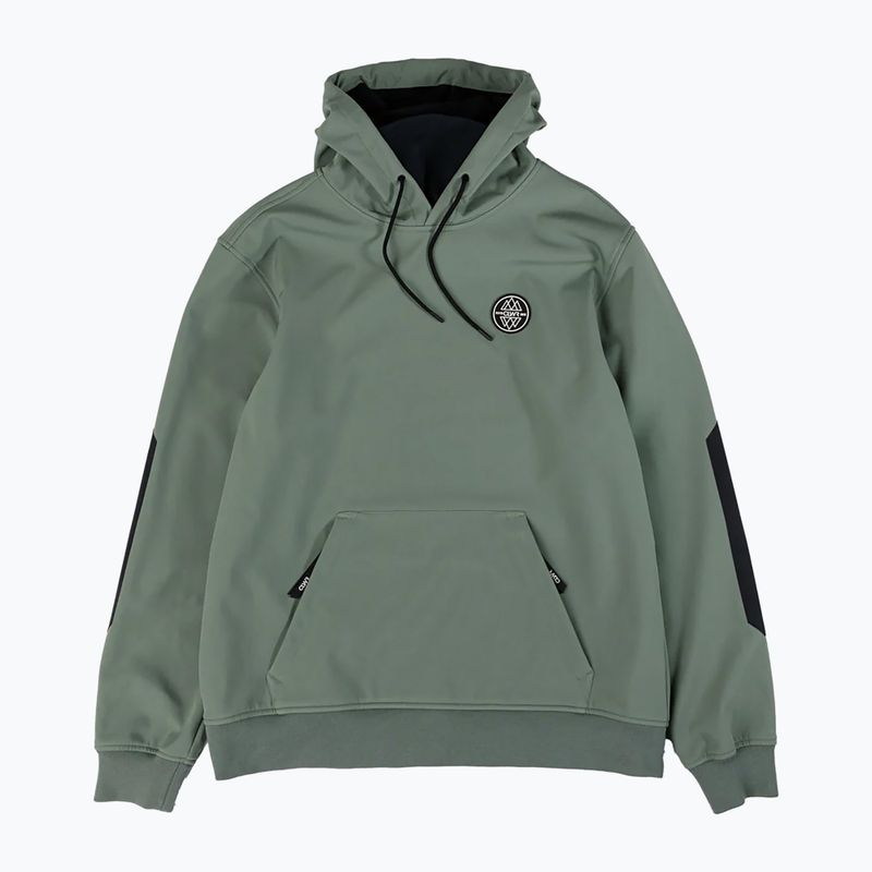 Snowboardová mikina Colourwear Est 2010 Hood dk sage 10