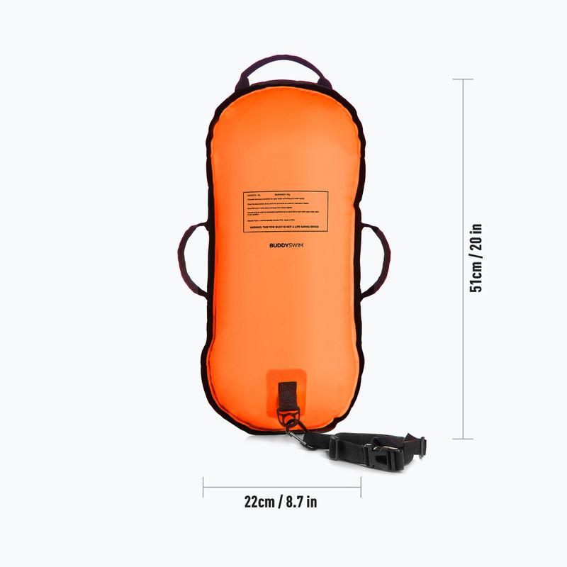 Záchranná bójka BuddySwim Ultralight LLS 10 l orange 3