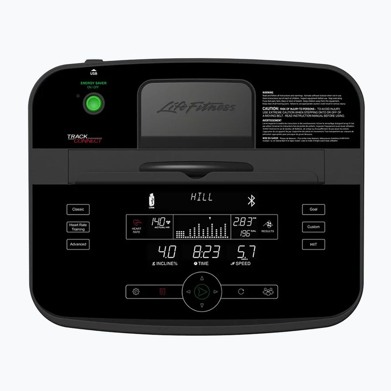 Stacionární kolo Life Fitness C3/Track šedé C3-XX04-0104_HC-000X-0105 2