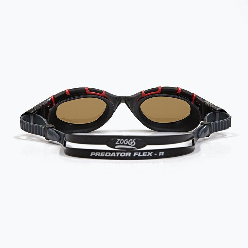 Plavecké brýle Zoggs Predator Flex Polarized Ultra red/black/polarized cooper 2