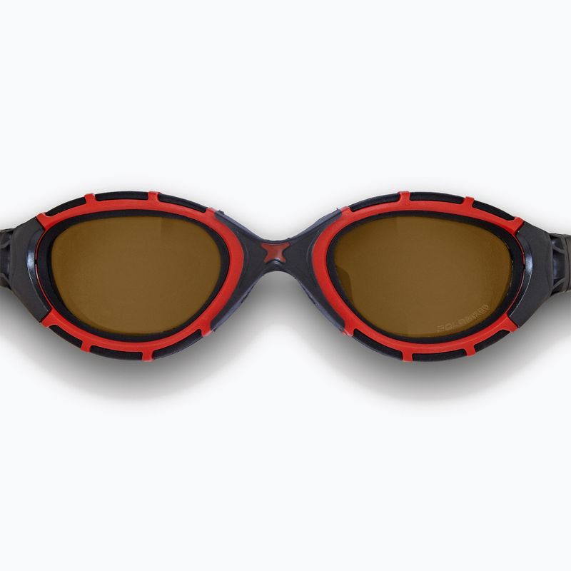 Plavecké brýle Zoggs Predator Flex Polarized Ultra red/black/polarized cooper 4