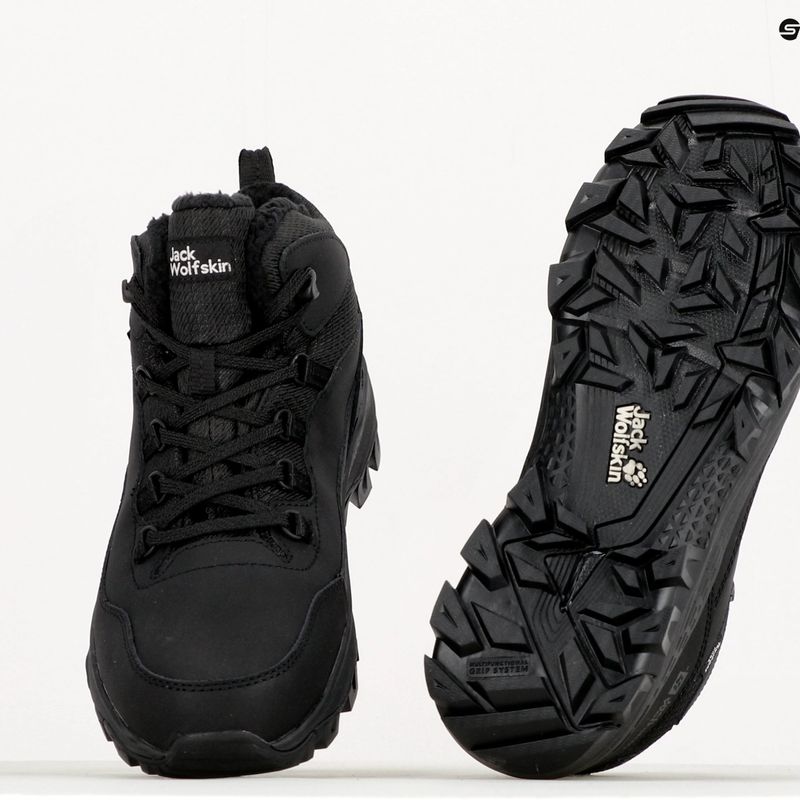 Pánská trekingová obuv Jack Wolfskin Everquest Texapore Mid černá 4053611 10