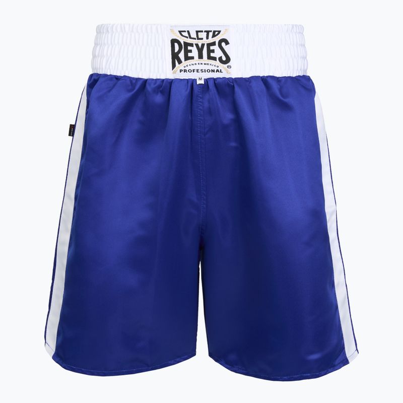 Pánské boxerské šortky Cleto Reyes Satin Boxing blue/white