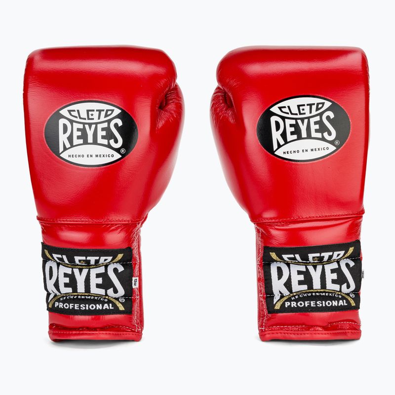 Boxerské rukavice Cleto Reyes Lace Up Sparring red 2