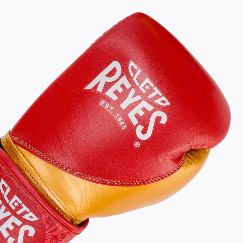 Boxerské rukavice  Cleto Reyes High Precision Training Leather red/gold 5