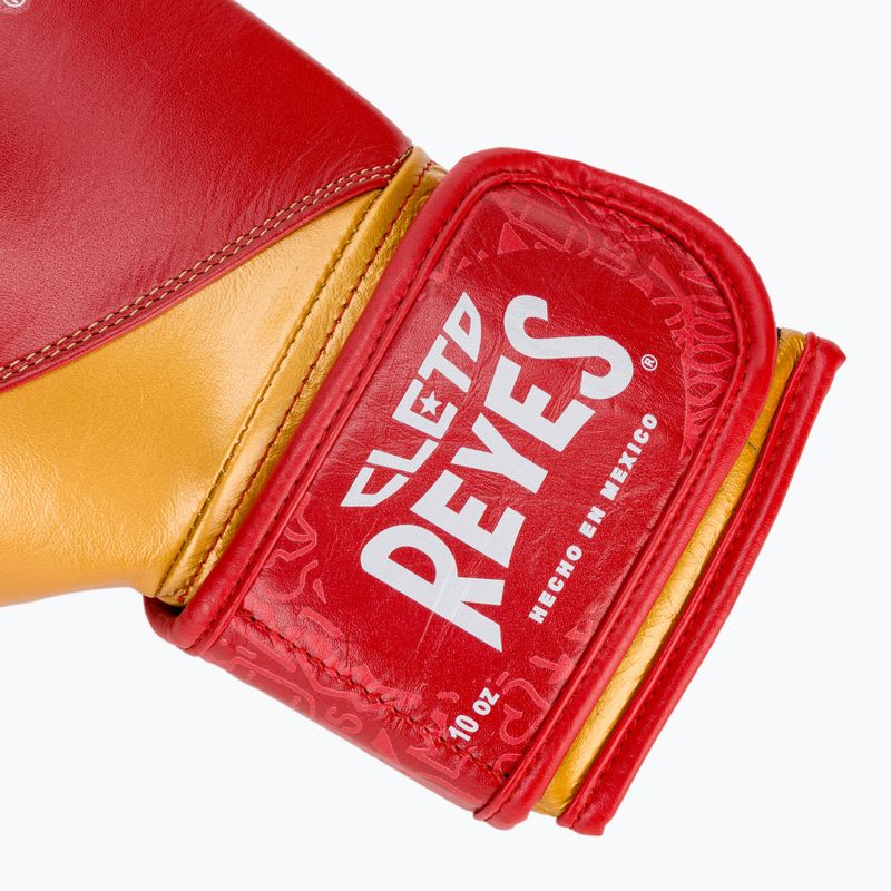 Boxerské rukavice  Cleto Reyes High Precision Training Leather red/gold 6