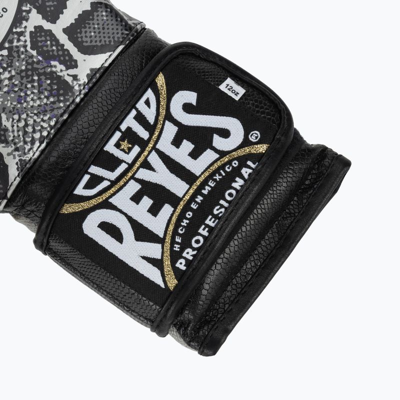 Boxerské rukavice Cleto Reyes Velcro Sparring silver/black 6