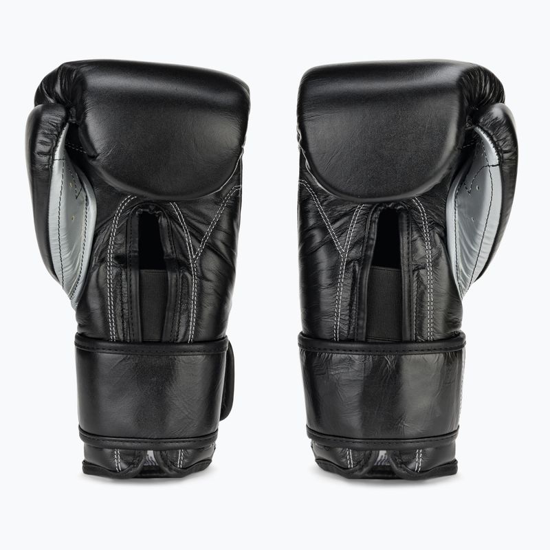 Boxerské rukavice Cleto Reyes Velcro Sparring black/silver 3