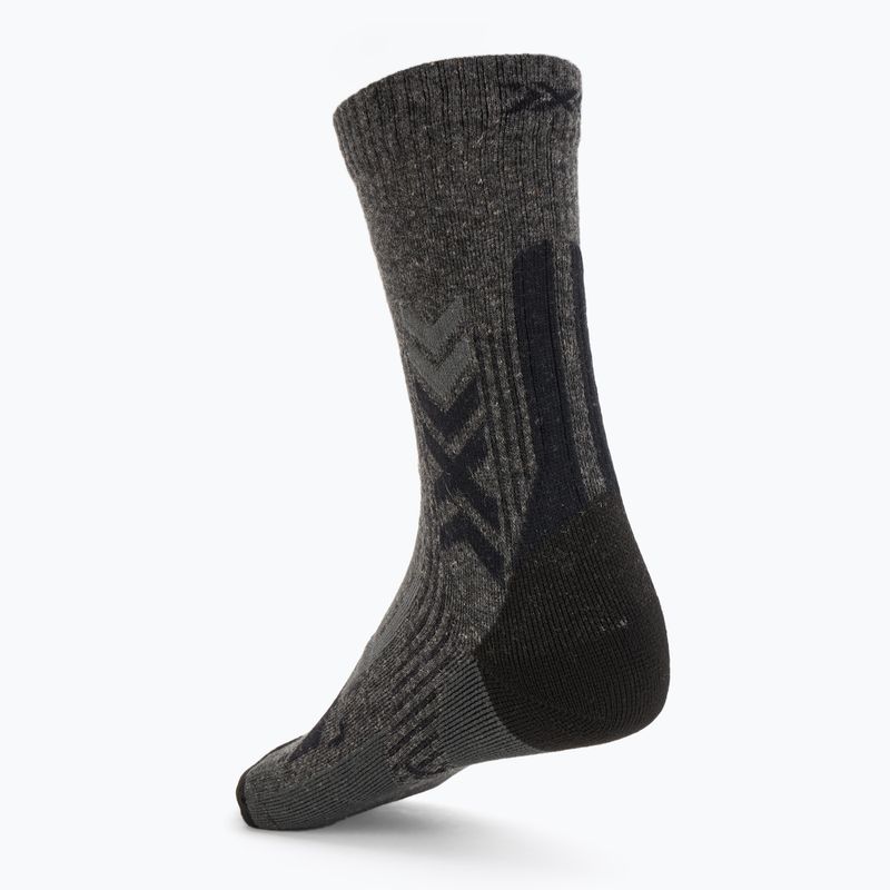 Trekové ponožky X-Socks Hike Perform Merino Crew black/charcoal black 2