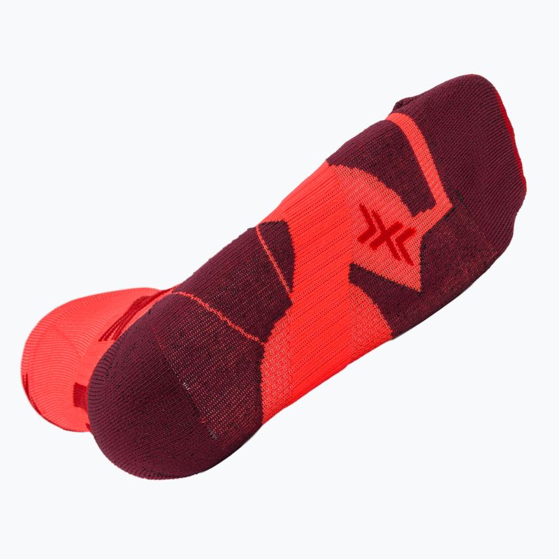 Pánské ponožky X-Socks Trailrun Perform Crew fluo red/namib red 5