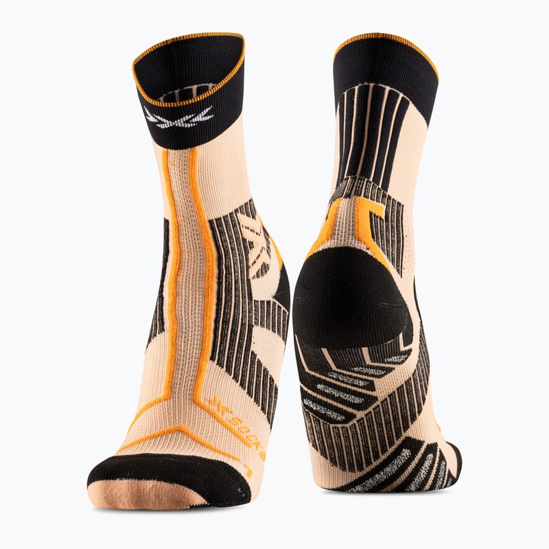 Ponožky X-Socks Trailrun Terraskin Expert Crew fresh peach/x black/blazing orange