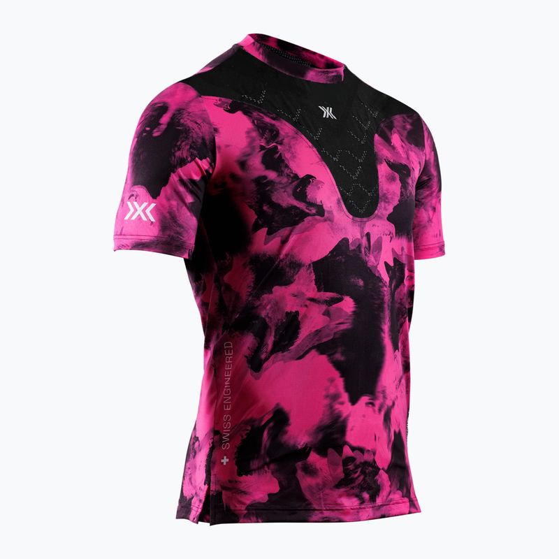 Pánské běžecké tričko X-Bionic Corefusion Run wolfpack/black/neo pink 2