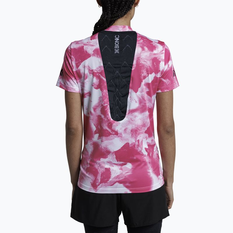Dámské běžecké tričko X-Bionic Corefusion Run wolfpack/white/neo pink 4