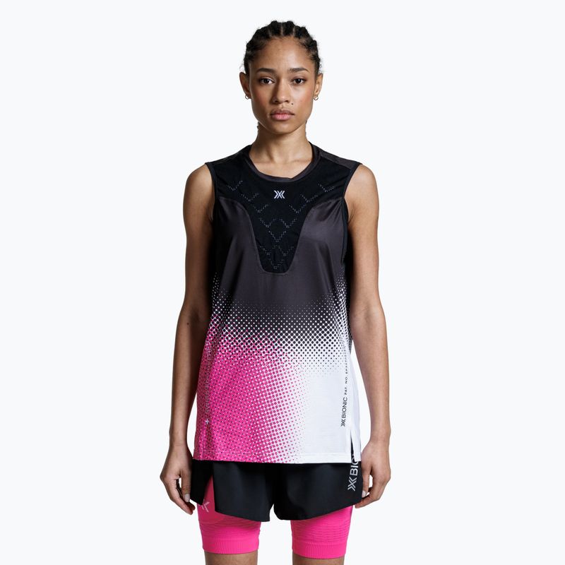 Pánské tričko X-Bionic Corefusion Run dot fade/neo pink/white 2