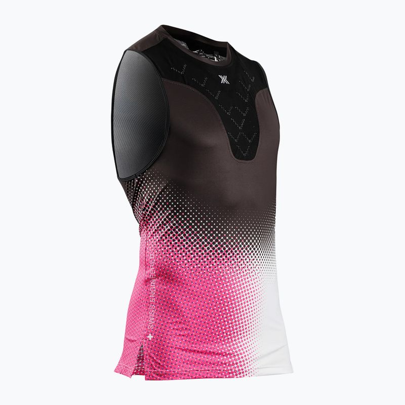 Pánské tričko X-Bionic Corefusion Run dot fade/neo pink/white 4