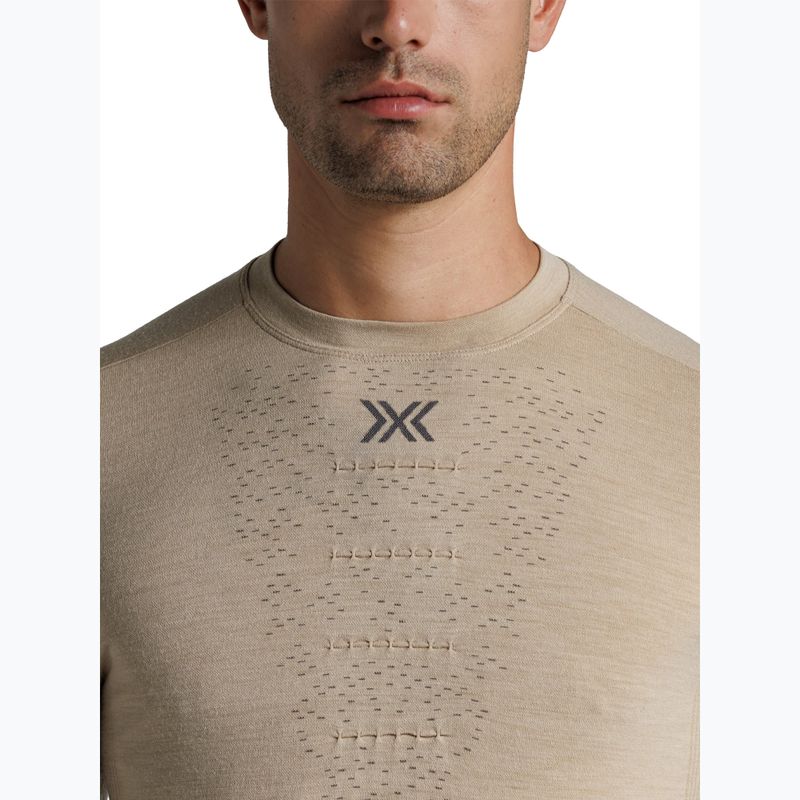 Pánská termoakční mikina X-Bionic Mightywool sand 6