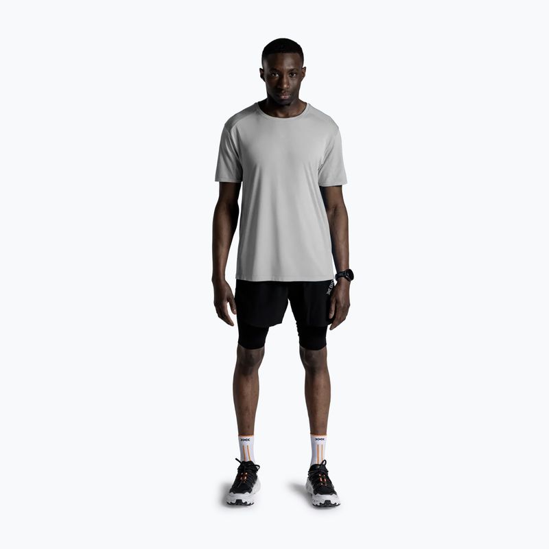 Pánské běžecké tričko X-Bionic Xceed Run Discover seal grey 2