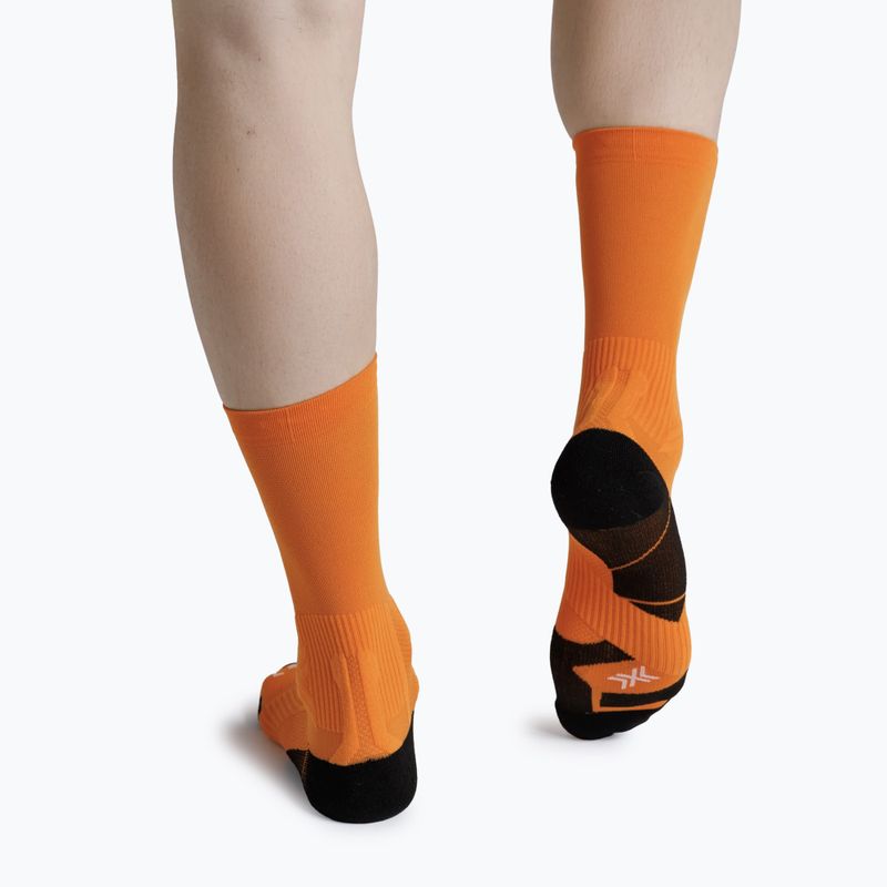 Ponožky X-Socks Run Perform Crew flame orange 3