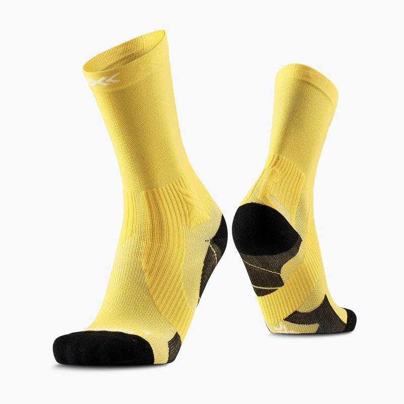 Ponožky X-Socks Run Perform Crew flash yellow