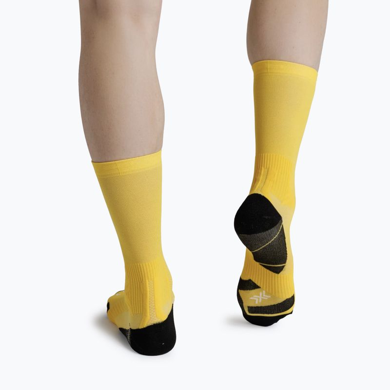 Ponožky X-Socks Run Perform Crew flash yellow 3