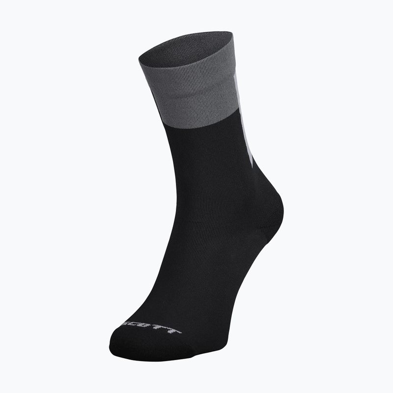 Ponožky SCOTT Block Stripe Crew black/dark grey