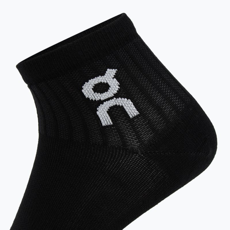 Ponožky On Logo Sock Mid 3 pary black 4