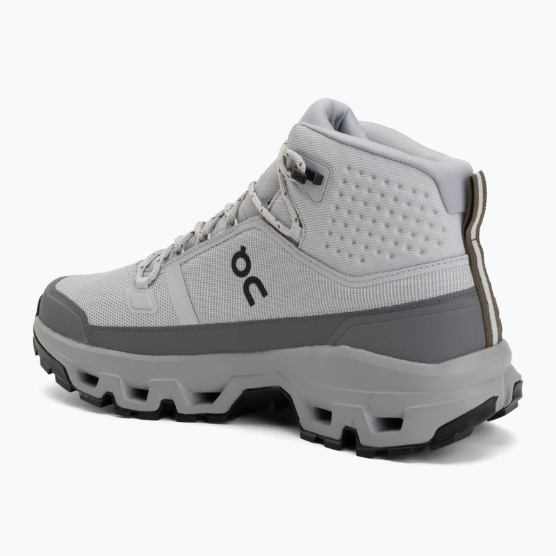 Pánské turistické boty On Cloudrock Mid Waterproof glacier/alloy 3