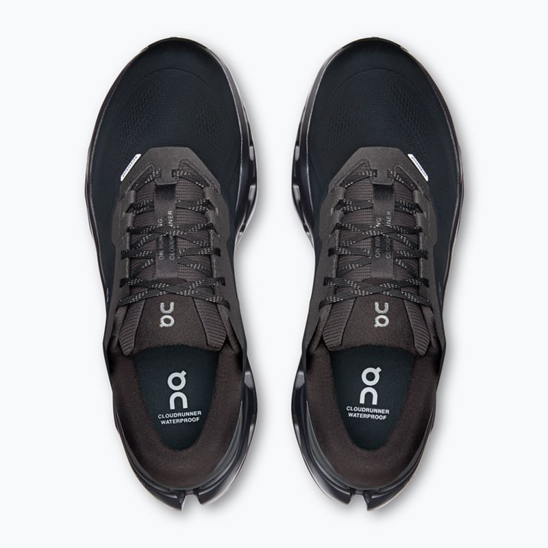 Pánské běžecké boty On Cloudrunner 3 Waterproof black/black 6